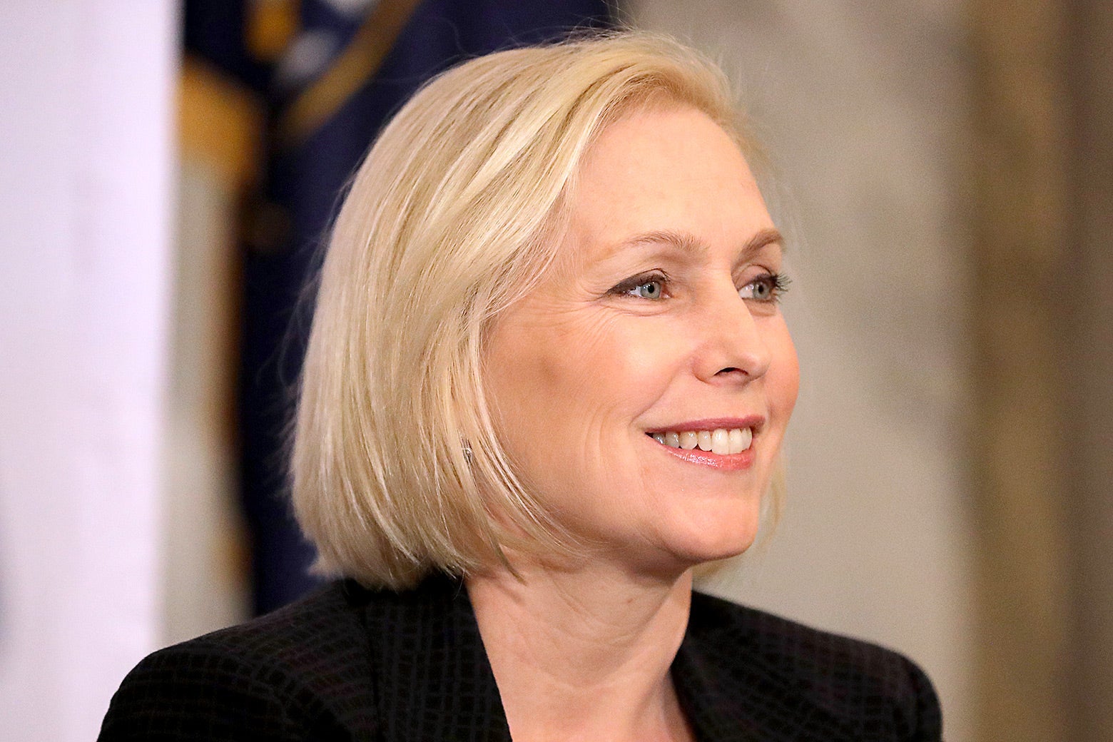 Sen. Kirsten Gillibrand attends a post-midterm election meeting of National Action Network on Nov. 14 in Washington.