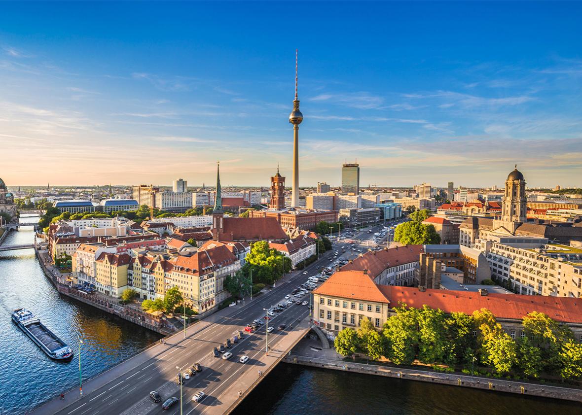 Berlin skyline, Germany.