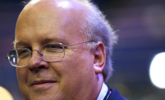 Karl Rove, former Deputy Chief of Staff and Senior Policy Advisor to U.S. President George W. Bush, walks on the floor before the start of the second day of the Republican National Convention.