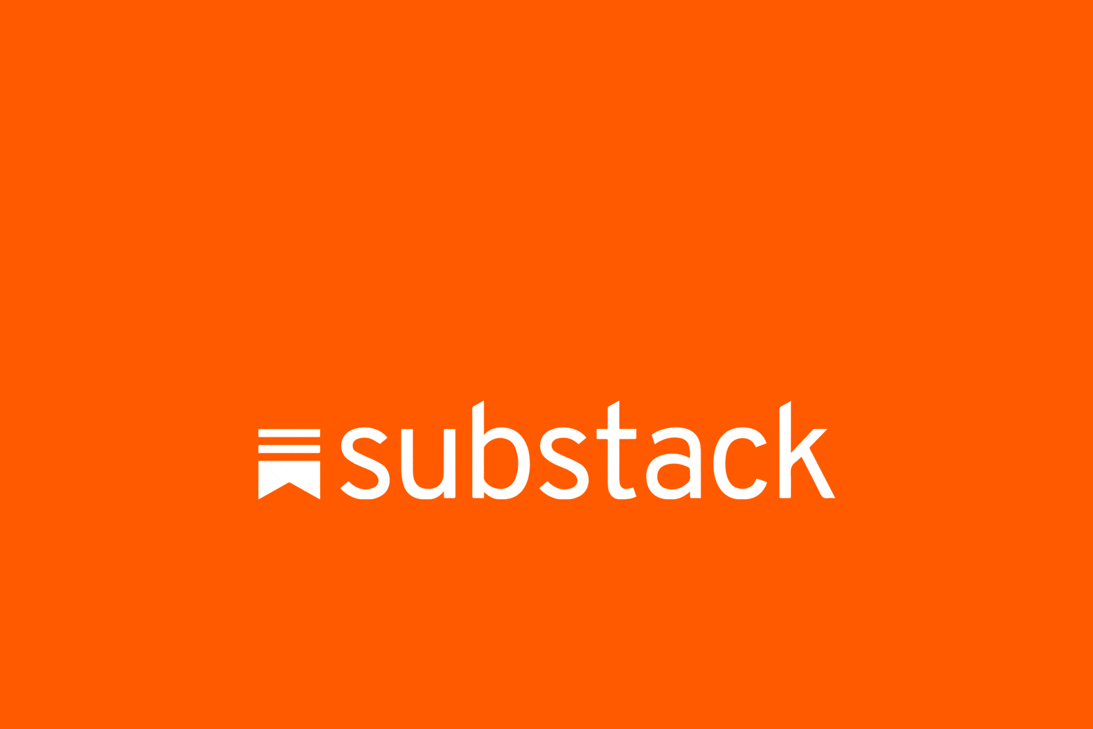 The Substack logo is teetering and then falls apart.