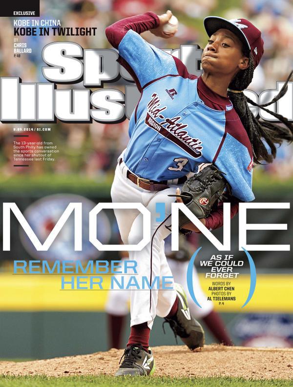 Mo'Ne Davis in Sports Illustrated: The Little League World Series pitcher  gets the SI cover treatment.