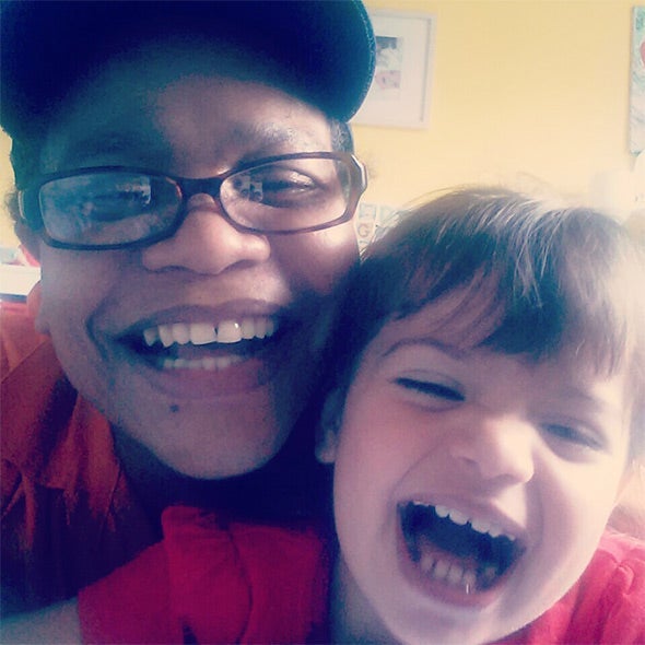 The selfie of Nancy and the author’s daughter mentioned in the article.