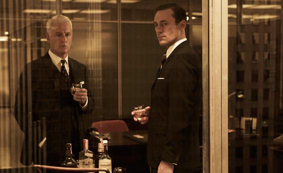 Roger Sterling and Don Draper