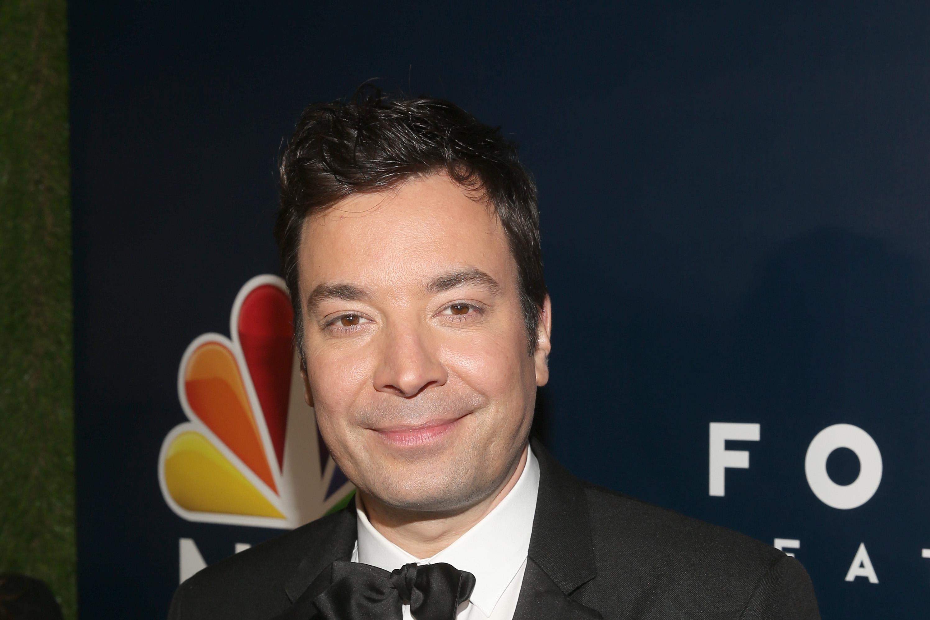 Jimmy Fallon attends a Golden Globes afterparty in 2017.