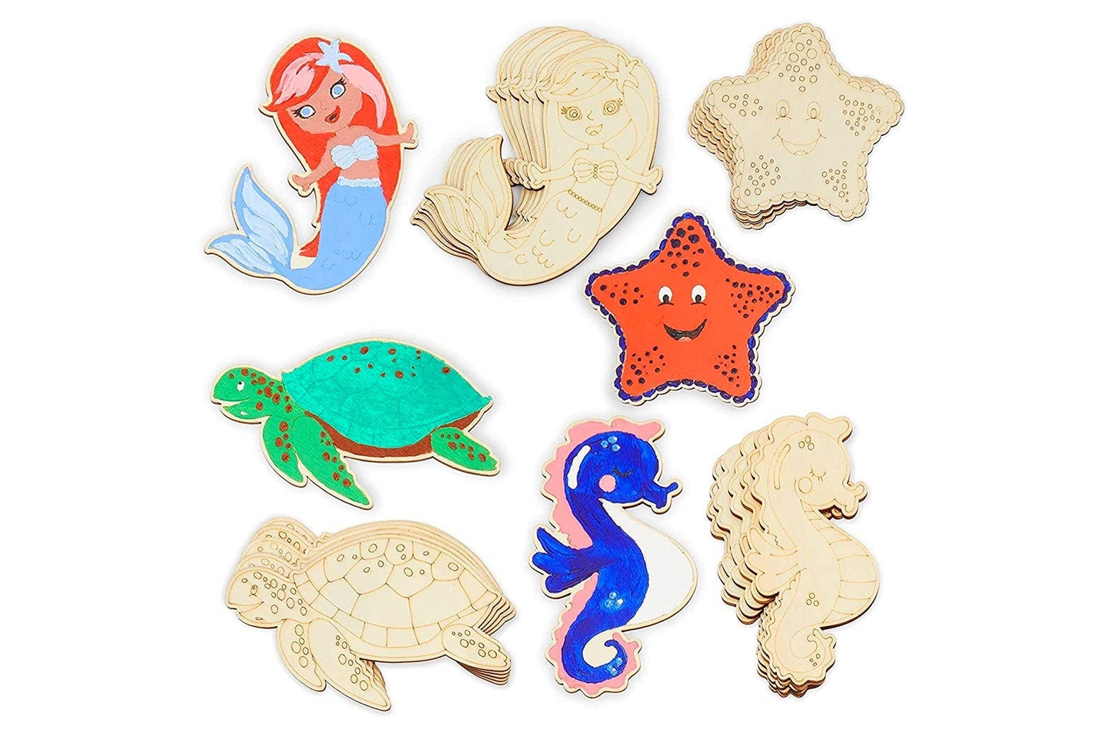 Sea Creature Wood Cutouts