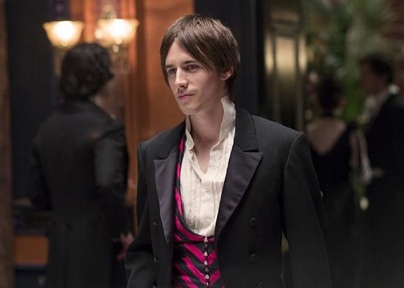 Reeve Carney as Dorian Grey.