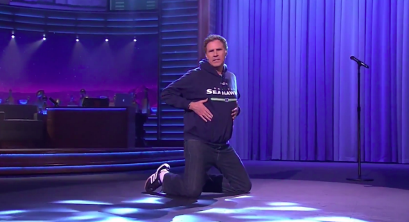 Fallon Lip Sync Super Bowl Battle Will Ferrell Kevin Hart Do Drunk In Love Frozen More On 