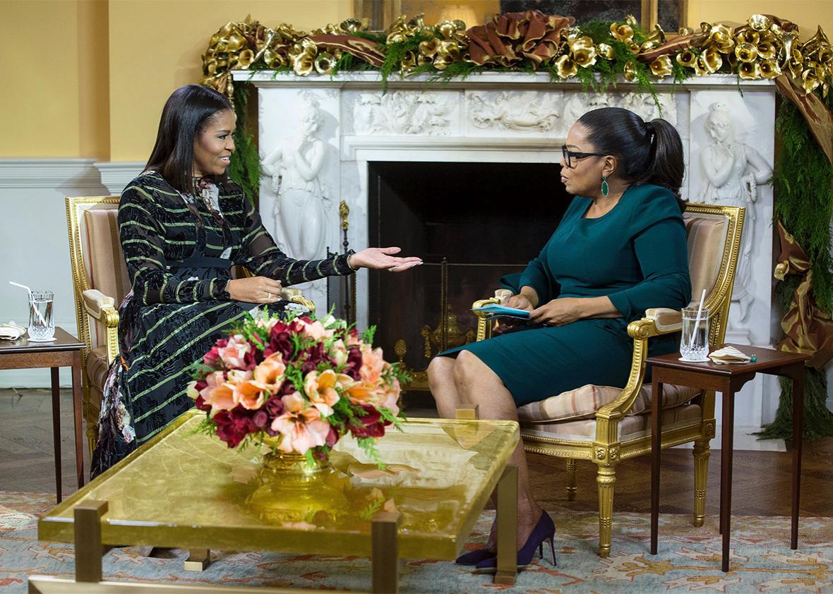 Michelle Obama’s Oprah Exit Interview Was Almost Weirdly Serene.