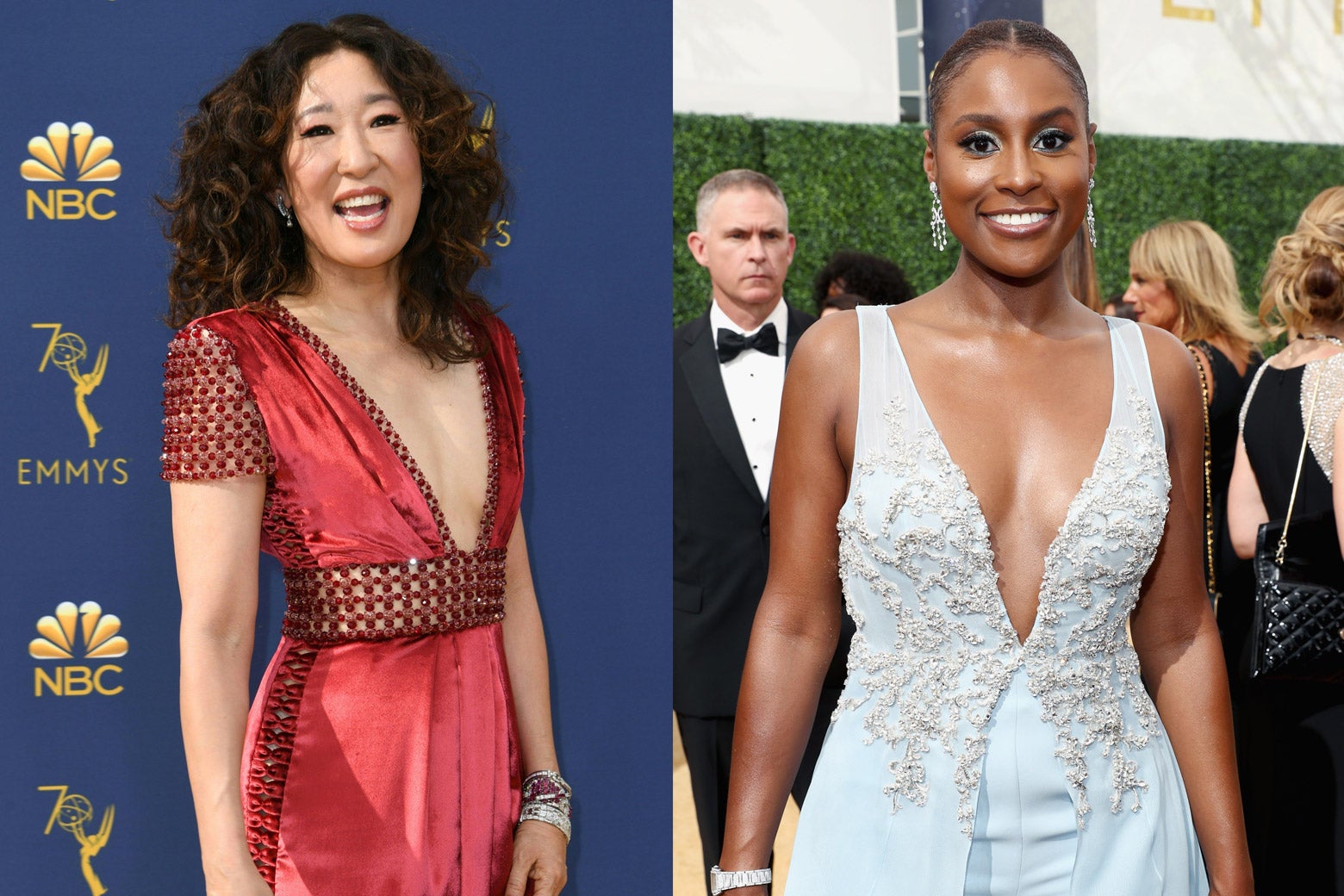 Sandra Oh and Issa Rae.