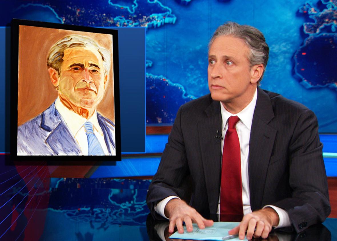 Jon Stewart on The Daily Show.