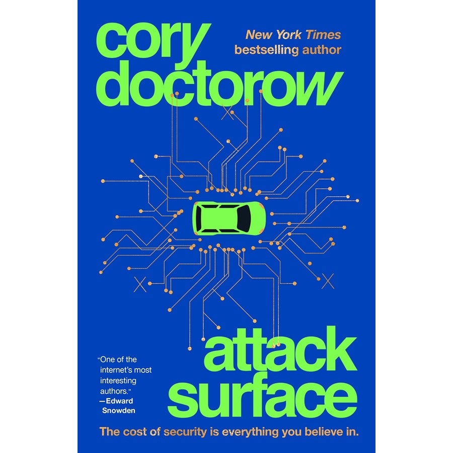 Book cover of Attack Surface.
