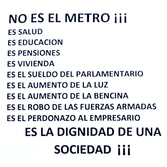 Protest leaflet