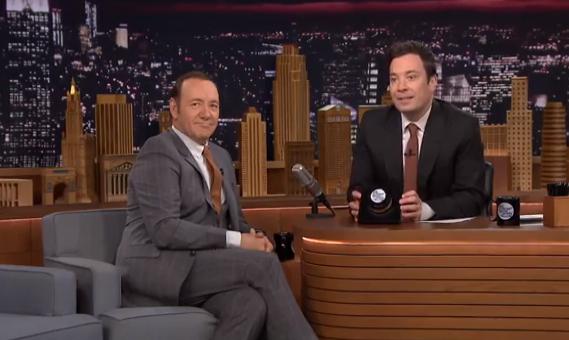 Kevin Spacey on Fallon: The actor impersonates Carson, Clinton, and ...