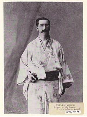 William John Johnston toured Japan after he gave up on being a telegraph operator