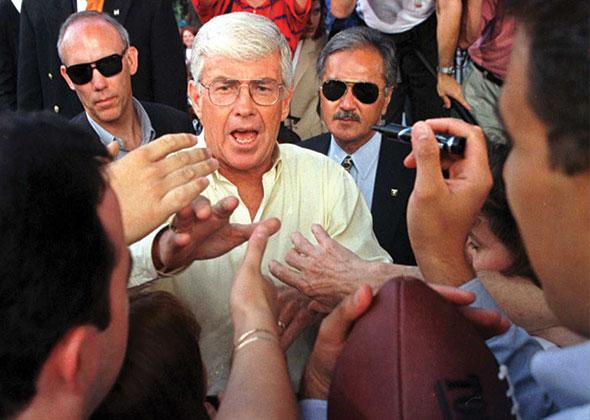 Republican vice presidential candidate Jack Kemp in 02 Sep 1996