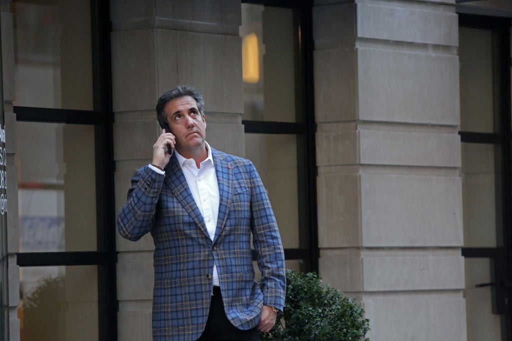 Michael Cohen in New York City on April 13.