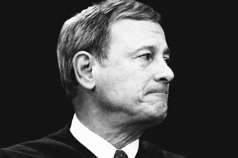 Black-and-white close-up of Roberts turning his head with a look of concern