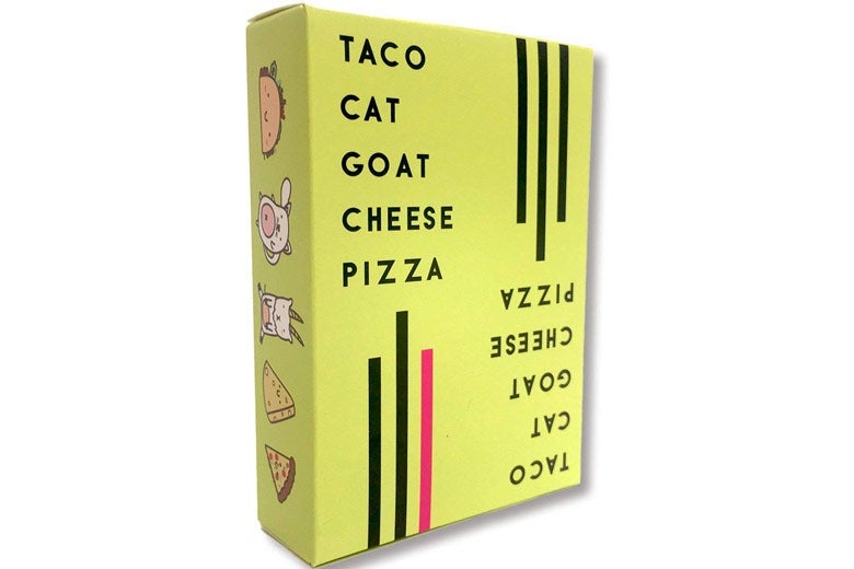 Taco Cat Goat Cheese Pizza game box
