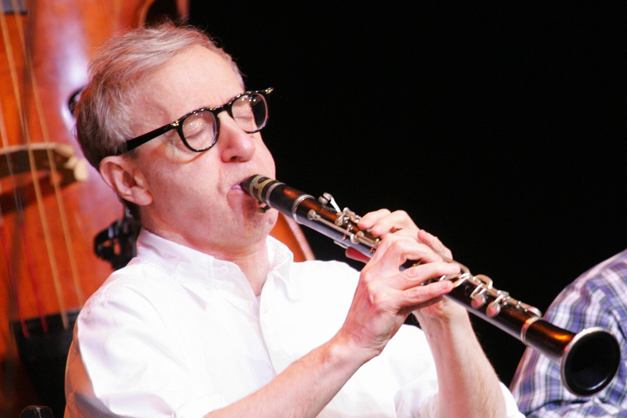 Woody Allen plays the clarinet.