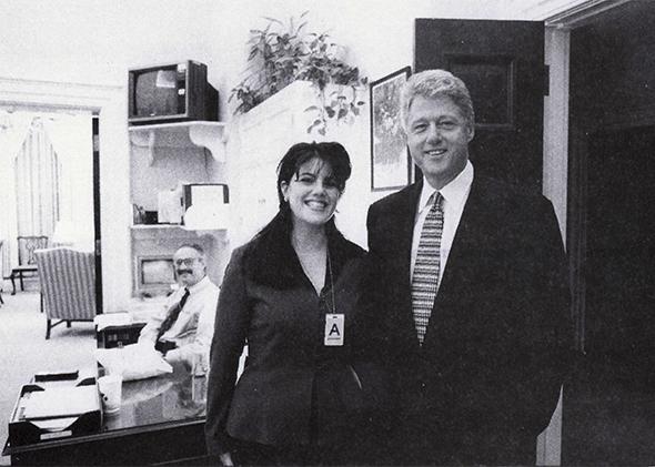 Monica Lewinsky and President Clinton
