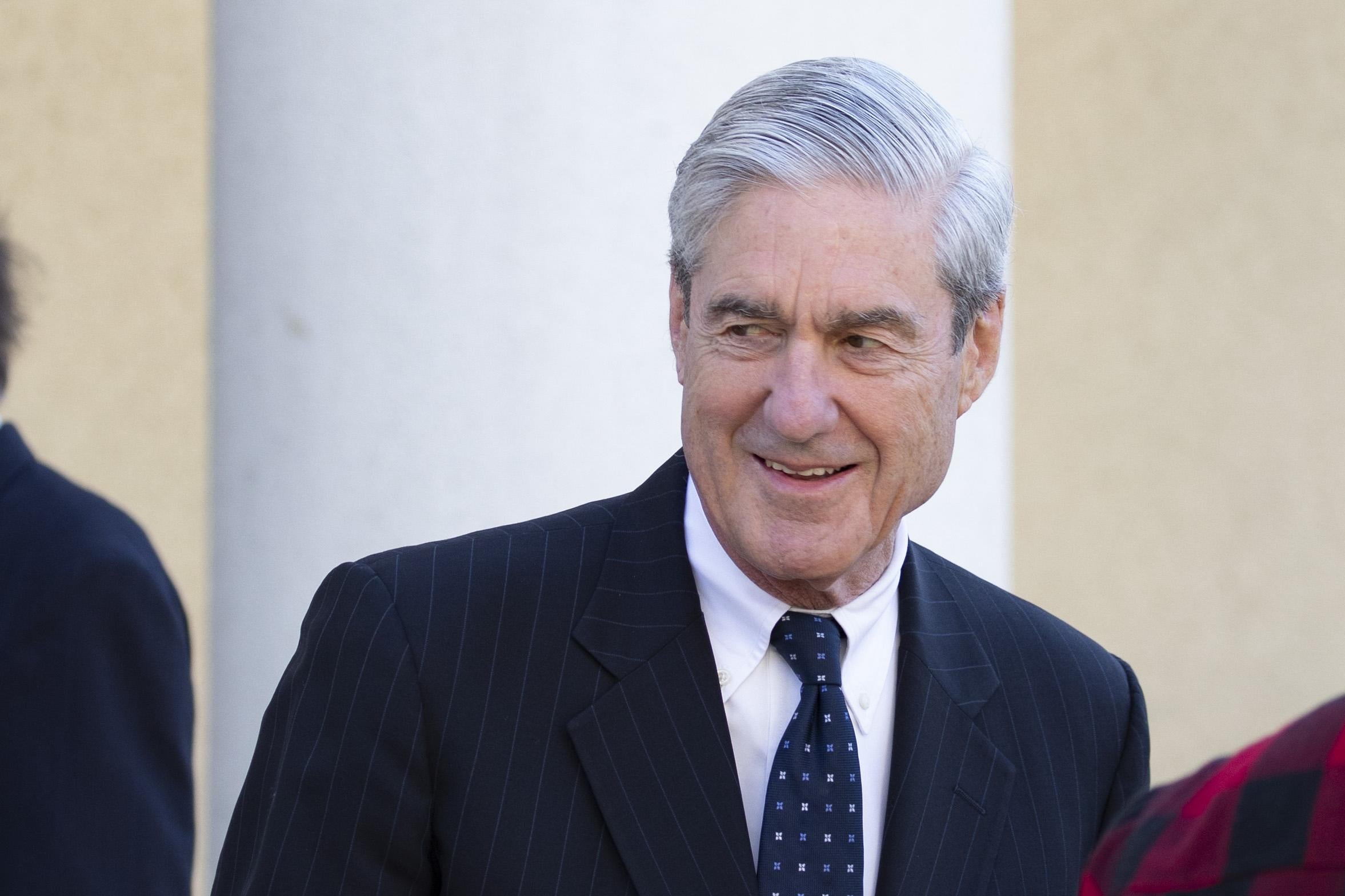 Special Counsel Robert Mueller walks after attending church on March 24, 2019 in Washington, D.C.