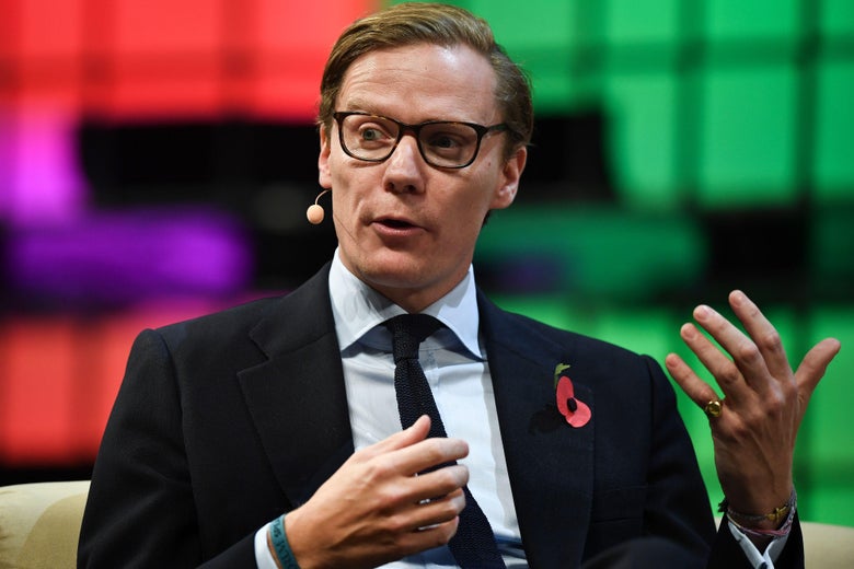 Cambridge Analytica's chief executive officer Alexander Nix gives an interview during the 2017 Web Summit in Lisbon on November 9, 2017. 
Europe's largest tech event Web Summit is being held at Parque das Nacoes in Lisbon from November 6 to November 9.  / AFP PHOTO / PATRICIA DE MELO MOREIRA        (Photo credit should read PATRICIA DE MELO MOREIRA/AFP/Getty Images)