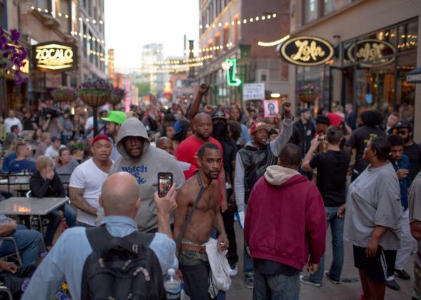 Michael Brelo Police Arrest 71 During Protests Over Cleveland Officers Acquittal 