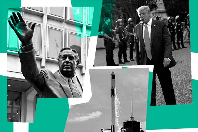 Slate News Quiz: Donald Trump, protests, SpaceX.