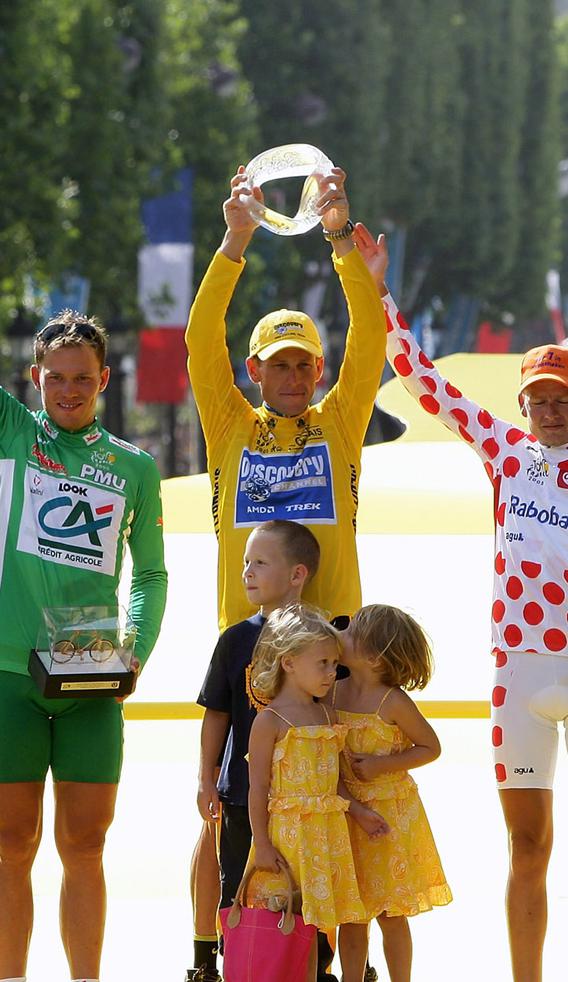 Lance Armstrong at the 2005 Tour de France