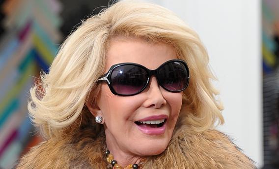 Joan Rivers on March 7, 2013, in Los Angeles