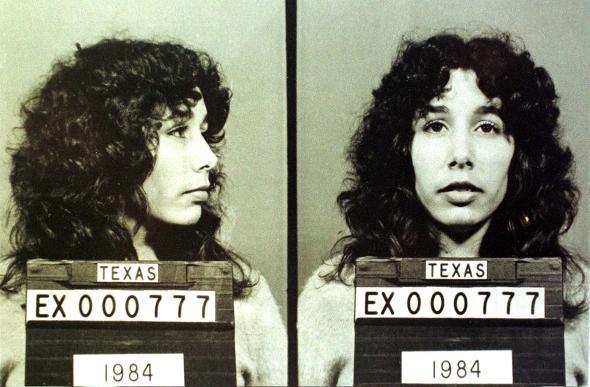 Karla Faye Tucker, shown after being convicted in 1983 of the sl