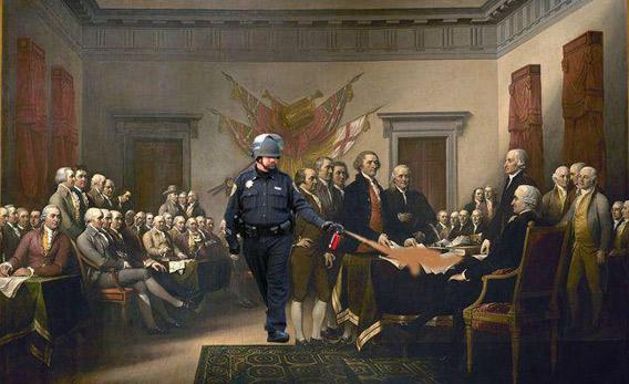 Pepper Spraying Cop meme.