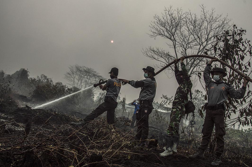 indonesia fire photos.