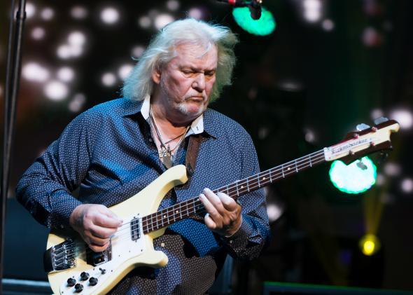 Chris Squire and his Rickenbacker.