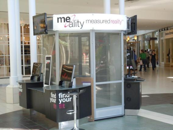 A Me-Ality body scanner at the North Point Mall in Georgia