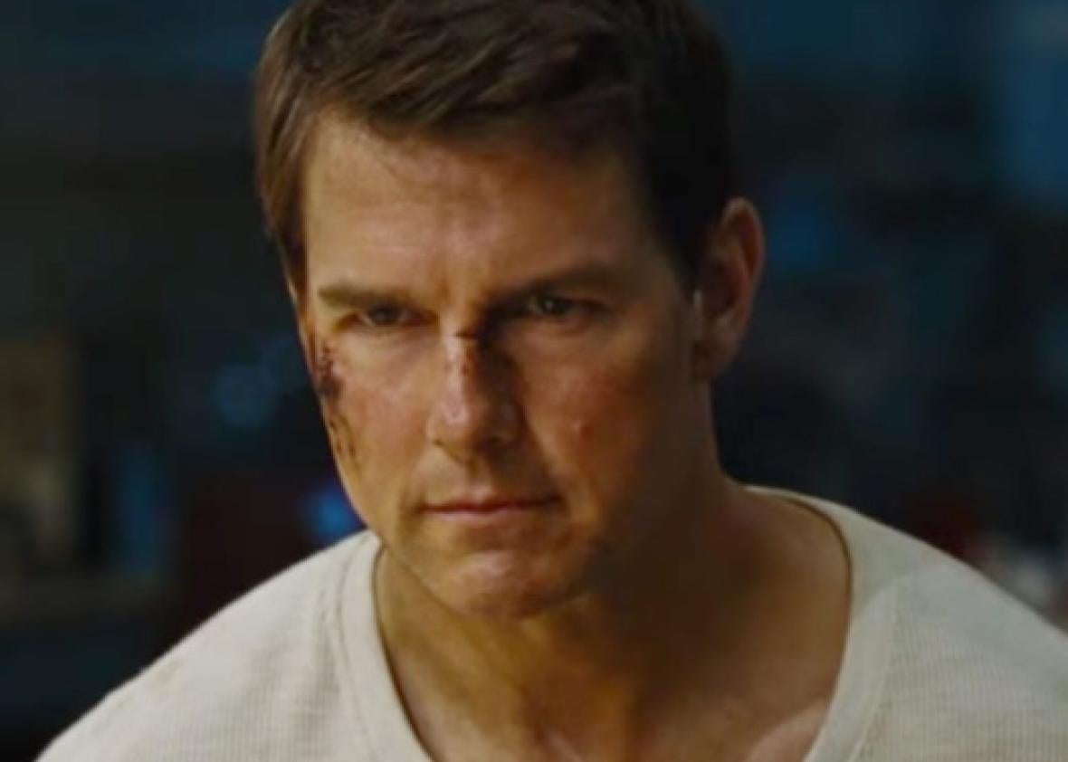 Why Does Tom Cruise Have The Same Facial Cuts In Every Movie - tom brawl stars face