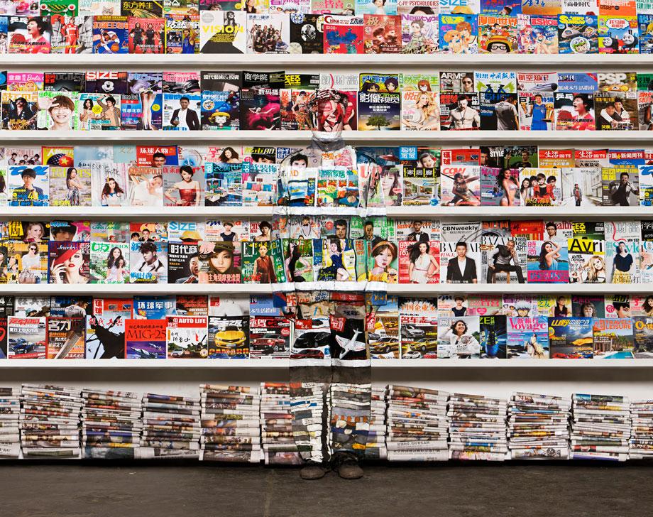 Hiding in the City no. 100 Chinese Bookshelf, 2012