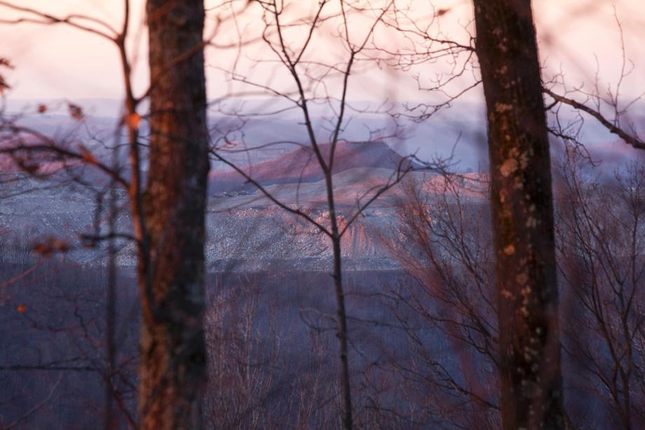 Sunset on Coal River Mountain