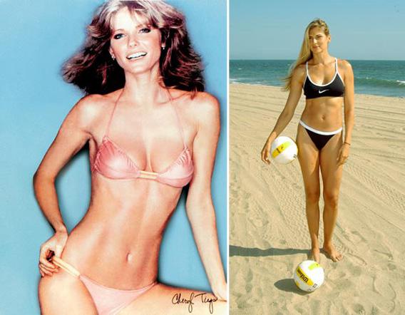 Cheryl Tiegs, Gabrielle Reece. 