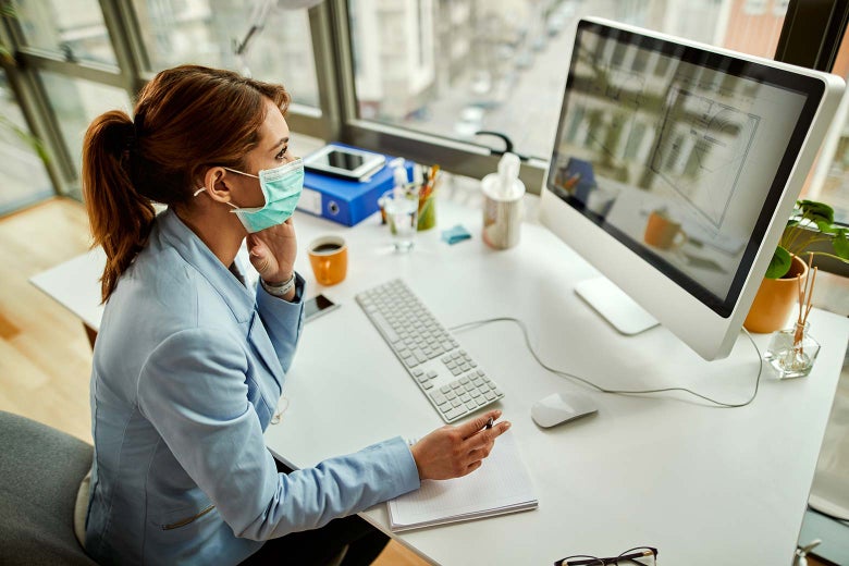Some companies want employees to swear they have not had COVID-19 symptoms.