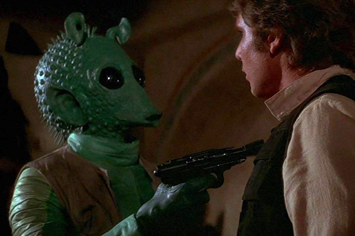 Disney Star Wars Han Shot First Scene Edited So Greedo Says Maclunkey