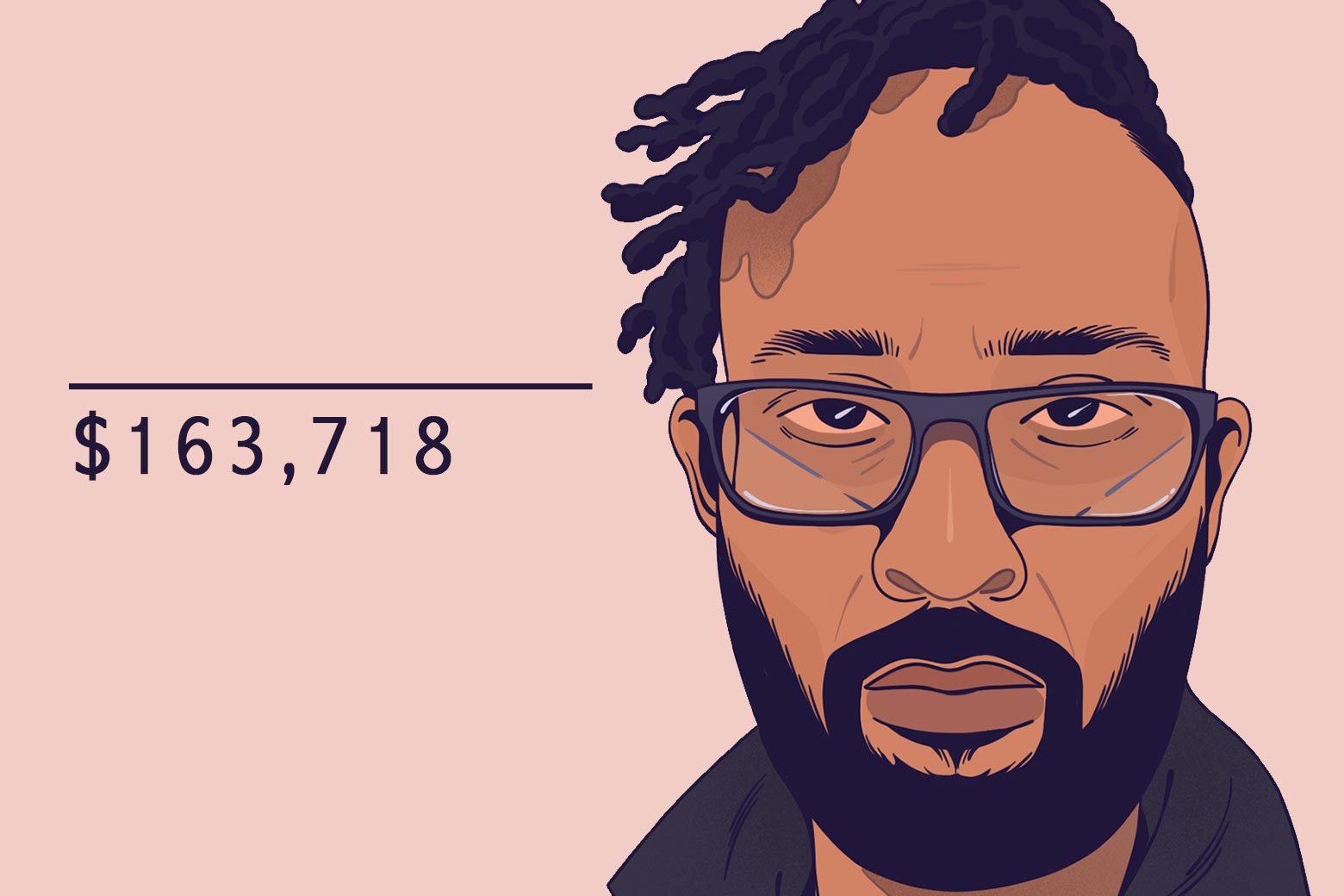 Arthur Stallworth, a black man with short locs and glasses