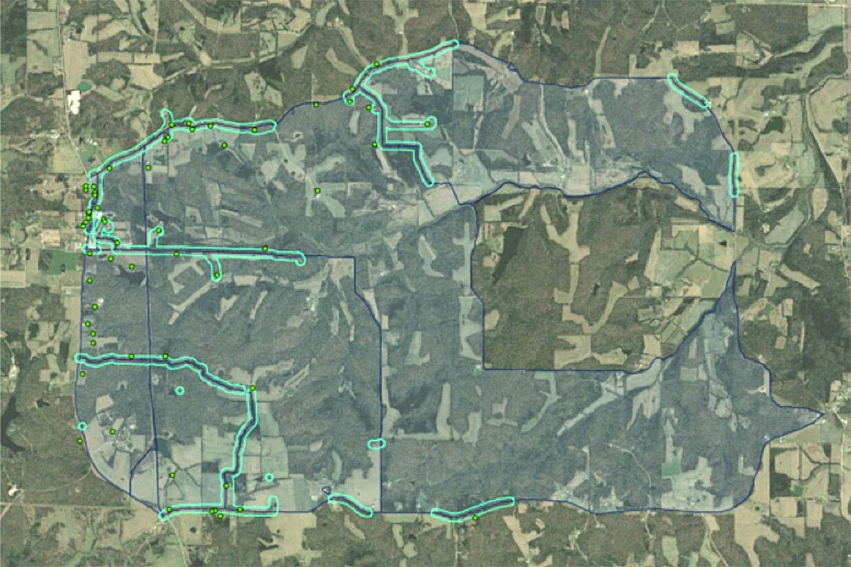 An ISP coverage map mockup.