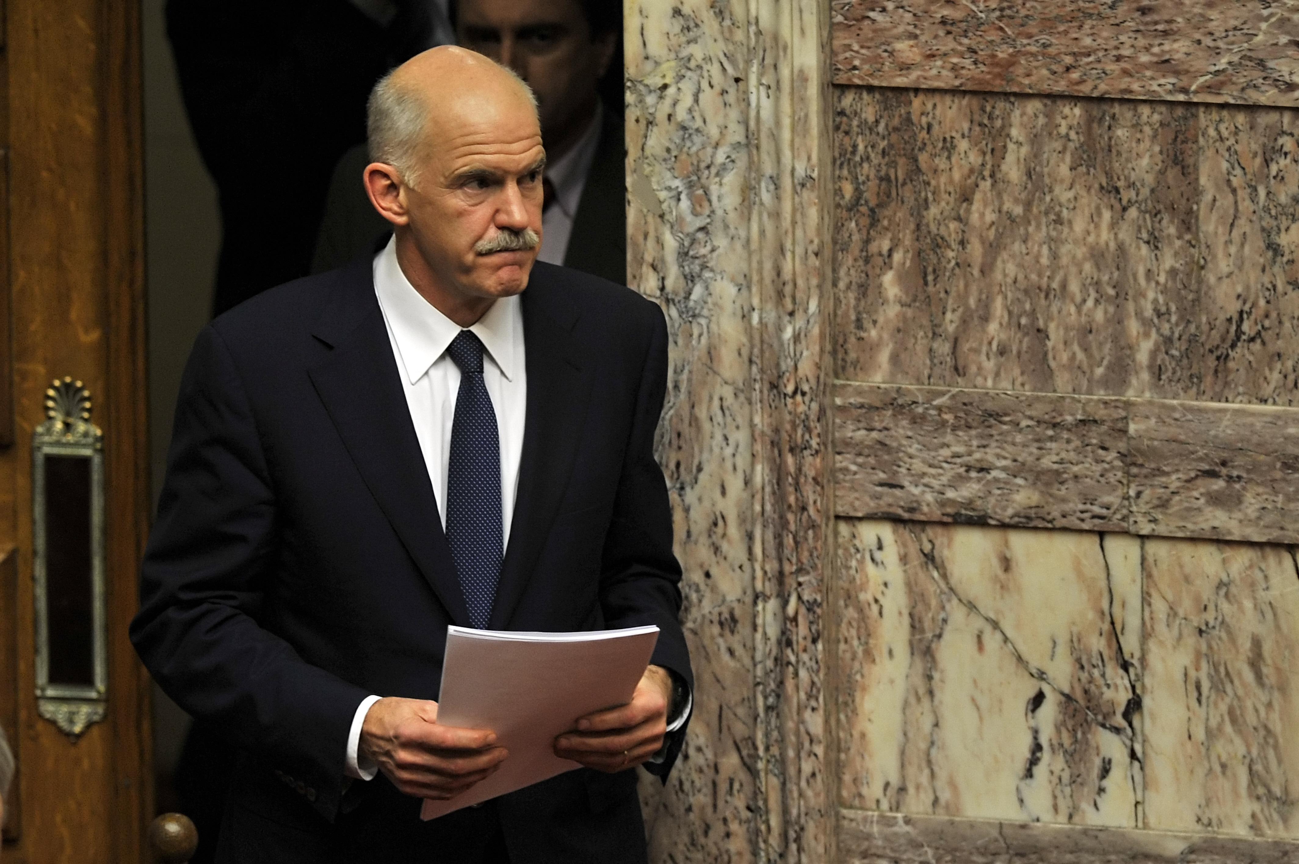 Greek Prime Minister George Papandreou.