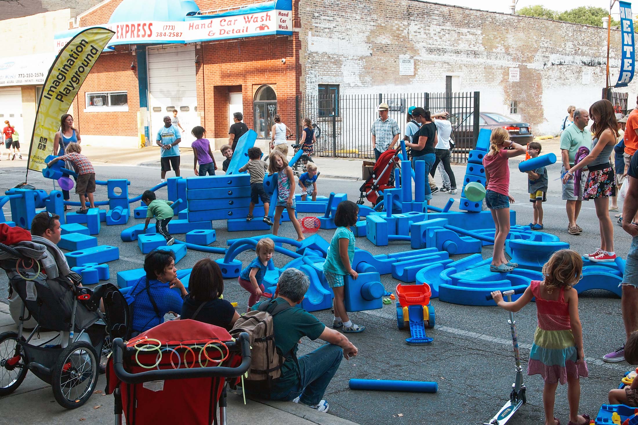 Imagination Playground blocks in Chicago.