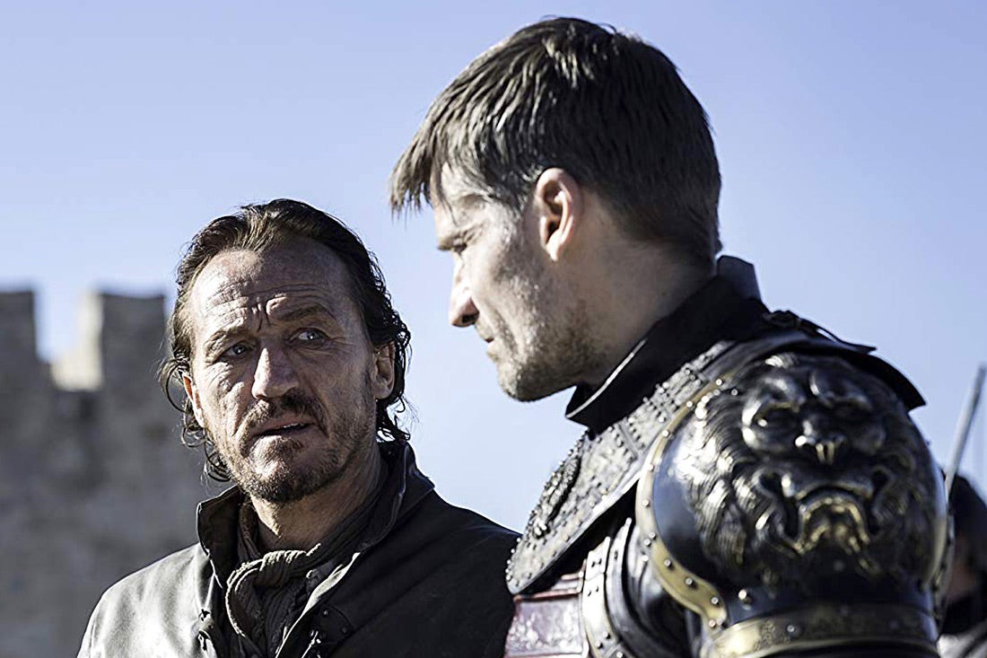 Nikolaj Coster-Waldau and Jerome Flynn in Game of Thrones.
