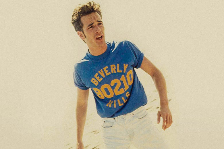 Luke Perry as Dylan McKay in 90210 photo shoot.