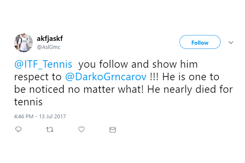 GIF: Screenshots from Twitter accounts reportedly devoted to Darko Grncarov. GIF by Slate. Screenshots from Twitter.