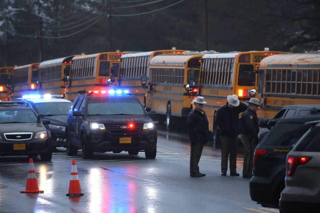 Two Injured In Shooting At Great Mills High School In Maryland.