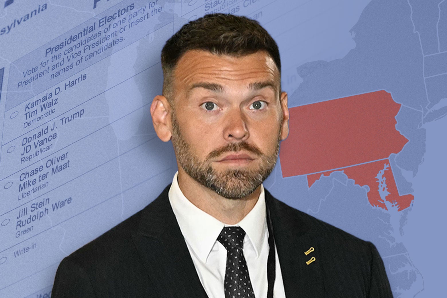 MAGA's "Voter Fraud" Watchdog Votes in a Swing State. He Doesn't Live There.